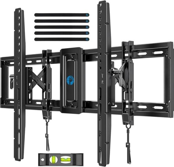 Pipishell UL Listed TV Wall Mount for 42–90 inch TVs up to 132 lbs, Advanced Tilt TV Mount with 15° Full Tilt, 6-inch Arm Extension, Slide to Center, Max VESA 600x400mm,... Pipishell UL Listed TV Wall Mount for 42–90 inch TVs up to 132 lbs, Advanced Tilt TV Mount with 15° Full Tilt, 6-inch Arm Extension, Slide to Center, Max VESA 600x400mm,...