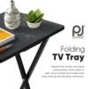 PJ Wood TV Trays Review Best Folding Dinner Table Set for Small Spaces PJ Wood TV Trays Review Best Folding Dinner Table Set for Small Spaces