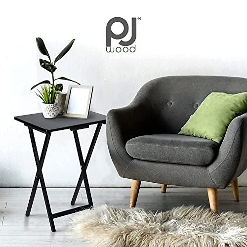 PJ Wood TV Trays Review Best Folding Dinner Table Set for Small Spaces PJ Wood TV Trays Review Best Folding Dinner Table Set for Small Spaces