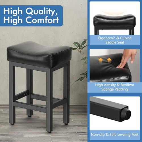 Raynesys Counter Height Bar Stools Review Durable Bonded Leather Comfort Tested Raynesys Counter Height Bar Stools Review Durable Bonded Leather Comfort Tested
