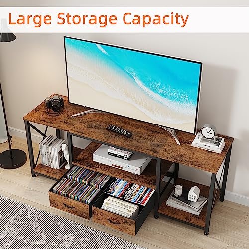 Review of GYIIYUO TV Stand with Fabric Drawers for Stylish Living Room Storage Review of GYIIYUO TV Stand with Fabric Drawers for Stylish Living Room Storage