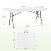 Review of PayLessHere Folding Tables Best Portable Plastic 6ft Foldable Table for Parties Camping Review of PayLessHere Folding Tables Best Portable Plastic 6ft Foldable Table for Parties Camping