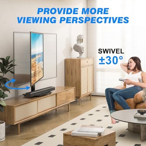Rfiver Universal Swivel Tabletop TV Stand Review for 27-60 Inch TVs with Adjustable Height Rfiver Universal Swivel Tabletop TV Stand Review for 27-60 Inch TVs with Adjustable Height