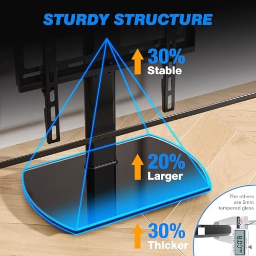 Rfiver Universal Swivel Tabletop TV Stand Review for 27-60 Inch TVs with Adjustable Height Rfiver Universal Swivel Tabletop TV Stand Review for 27-60 Inch TVs with Adjustable Height