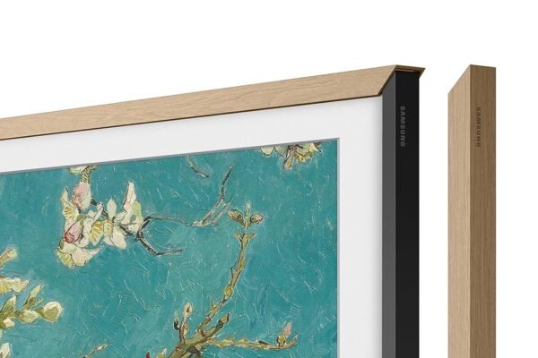 Samsung (2021) 65" The Frame Customizable Bezel - Modern Teak 3840 x 1600 Samsung (2021) 65" The Frame Customizable Bezel - Modern Teak 3840 x 1600