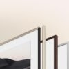 Samsung The Frame 65 Inch Customizable Bezel Review Modern Teak Wall Mount Samsung The Frame 65 Inch Customizable Bezel Review Modern Teak Wall Mount