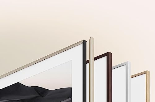 Samsung The Frame 65 Inch Customizable Bezel Review Modern Teak Wall Mount Samsung The Frame 65 Inch Customizable Bezel Review Modern Teak Wall Mount