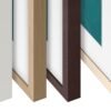 Samsung The Frame 65 Inch Customizable Bezel Review Modern Teak Wall Mount Samsung The Frame 65 Inch Customizable Bezel Review Modern Teak Wall Mount