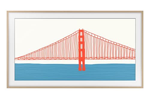 Samsung The Frame 65 Inch Customizable Bezel Review Modern Teak Wall Mount Samsung The Frame 65 Inch Customizable Bezel Review Modern Teak Wall Mount