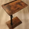 Sofa Armrest Tray Table for Couch - 360° Swivel Height Adjustable End for Small Spaces, Snack Side Table for Bed or Chair with Phone & Tablet Slot (Rustic,Standard) Sofa Armrest Tray Table for Couch - 360° Swivel Height Adjustable End for Small Spaces, Snack Side Table for Bed or Chair with Phone & Tablet Slot (Rustic,Standard)