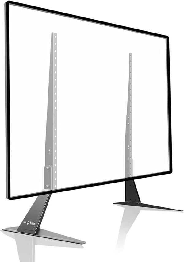 Suptek Universal TV Stand Table Top Replacement TV Legs for 22-65 inches LCD Flat&Curved Screen TV, Max VESA up to 800x400mm Support 110lbs Suptek Universal TV Stand Table Top Replacement TV Legs for 22-65 inches LCD Flat&Curved Screen TV, Max VESA up to 800x400mm Support 110lbs