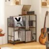 ThreeHio Record Player Stand Review A Stylish and Sturdy Vinyl Storage Solution
