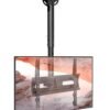 TV Ceiling Mount Adjustable Bracket Fits Most LED, LCD, OLED and Plasma Flat Screen Display 26 to 65 Inch, Maximum Load Capacity 110 Lbs, Mounting Holes 400x400mm (AX11TB01), Black TV Ceiling Mount Adjustable Bracket Fits Most LED, LCD, OLED and Plasma Flat Screen Display 26 to 65 Inch, Maximum Load Capacity 110 Lbs, Mounting Holes 400x400mm (AX11TB01), Black
