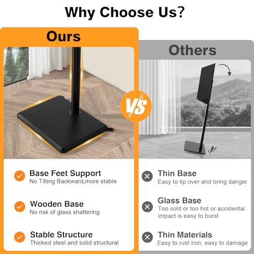 TVON Floor TV Stand Review for 32-60 Inch TVs with Swivel and Adjustable Height TVON Floor TV Stand Review for 32-60 Inch TVs with Swivel and Adjustable Height