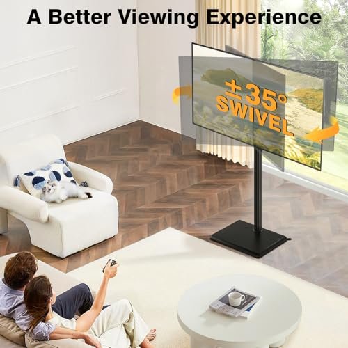 TVON Floor TV Stand Review for 32-60 Inch TVs with Swivel and Adjustable Height TVON Floor TV Stand Review for 32-60 Inch TVs with Swivel and Adjustable Height