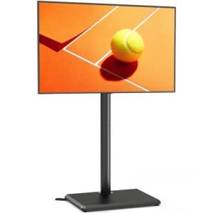 TVON Floor TV Stand with Mount for Most 32-60 Inch Flat/Curved TVs up to 88 lbs, Height Adjustable TV Mount Stand with Wood Base, Swivel TV Stand for Bedroom, Corner & Living... TVON Floor TV Stand with Mount for Most 32-60 Inch Flat/Curved TVs up to 88 lbs, Height Adjustable TV Mount Stand with Wood Base, Swivel TV Stand for Bedroom, Corner & Living...