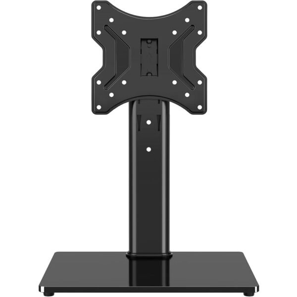 TVON Universal TV Stand Base, Swivel Table Top TV Stand for 20-43 inch TVs/Monitors with 4 Level Height Adjustment and Tempered Glass Base, Holds up to 88LBS, VESA 200x200mm TVON Universal TV Stand Base, Swivel Table Top TV Stand for 20-43 inch TVs/Monitors with 4 Level Height Adjustment and Tempered Glass Base, Holds up to 88LBS, VESA 200x200mm