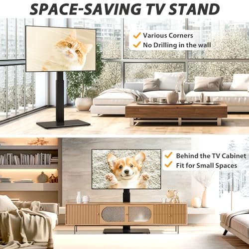 Universal Floor TV Stand Review TAVR Furniture Black Tempered Glass Base Universal Floor TV Stand Review TAVR Furniture Black Tempered Glass Base
