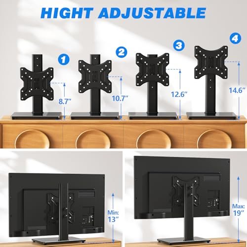 Universal Swivel Tabletop TV Stand Rfiver UT2003 Review Heavy Duty Stable Mount