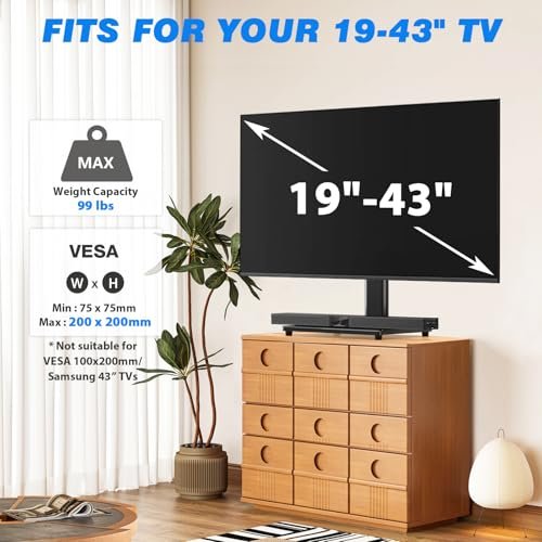 Universal Swivel Tabletop TV Stand Rfiver UT2003 Review Heavy Duty Stable Mount
