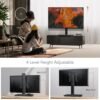 Universal Swivel TV Stand Hemudu Review Height Adjustable Heavy Duty Base Universal Swivel TV Stand Hemudu Review Height Adjustable Heavy Duty Base