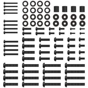 Universal TV Mounting Hardware Kit Fits Most TVs up to 80 inches, VESA Wall Mount M4, M5, M6, M8 Screws, Spacers and Washers, Works with Most TV/Monitor Mounts, PGUHP2, Black Universal TV Mounting Hardware Kit Fits Most TVs up to 80 inches, VESA Wall Mount M4, M5, M6, M8 Screws, Spacers and Washers, Works with Most TV/Monitor Mounts, PGUHP2, Black