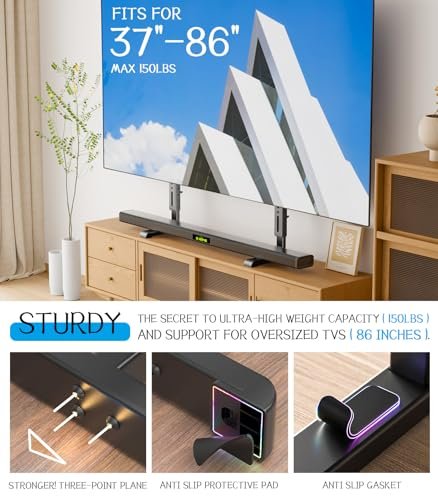 Universal TV Stand AX WABER Review Height Adjustable Durable Tabletop Mount Universal TV Stand AX WABER Review Height Adjustable Durable Tabletop Mount