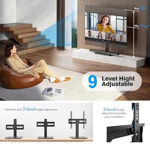 Universal TV Stand Hemudu Review Height Adjustable Tabletop Mount for 27-60 Inch TVs Universal TV Stand Hemudu Review Height Adjustable Tabletop Mount for 27-60 Inch TVs