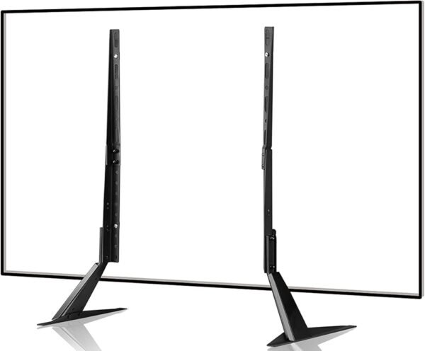 Universal TV Stand, Metal TV Legs for 20-65 inch LCD/LED/OLED/Plasma Flat&Curved Screen TV Height Adjustment with VESA 75x75mm to 800x500mm Max ML1760 Universal TV Stand, Metal TV Legs for 20-65 inch LCD/LED/OLED/Plasma Flat&Curved Screen TV Height Adjustment with VESA 75x75mm to 800x500mm Max ML1760