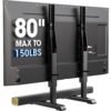 Universal TV Stand, Table Top TV Stand Base Wobble-Free Replacement for Most 24 to 80 Inch LCD LED TVs, 7 Height Adjustable TV Legs Hold up to 150lbs, Max VESA 800x500mm, Black... Universal TV Stand, Table Top TV Stand Base Wobble-Free Replacement for Most 24 to 80 Inch LCD LED TVs, 7 Height Adjustable TV Legs Hold up to 150lbs, Max VESA 800x500mm, Black...