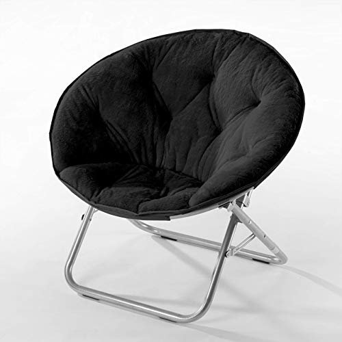 Urban Lifestyle Faux Fur Saucer Chair Review Best Cozy Foldable Folding Chair for Dorms