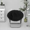 Urban Lifestyle Faux Fur Saucer Chair Review Best Cozy Foldable Folding Chair for Dorms