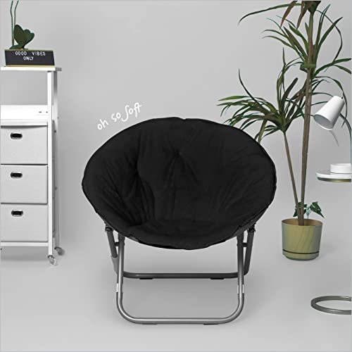 Urban Lifestyle Faux Fur Saucer Chair Review Best Cozy Foldable Folding Chair for Dorms