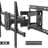 USX MOUNT Full Motion TV Wall Mount for 42-80 Inch TVs up to 132lbs, Wall Mount TV Bracket with Articulating Swivel Tilt Extension Leveling, Max VESA 600x400mm Fits 12/16" Wood... USX MOUNT Full Motion TV Wall Mount for 42-80 Inch TVs up to 132lbs, Wall Mount TV Bracket with Articulating Swivel Tilt Extension Leveling, Max VESA 600x400mm Fits 12/16" Wood...