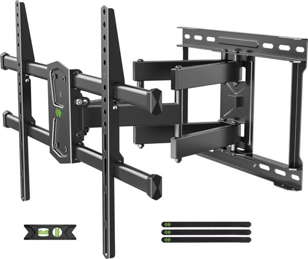 USX MOUNT Full Motion TV Wall Mount for 42-80 Inch TVs up to 132lbs, Wall Mount TV Bracket with Articulating Swivel Tilt Extension Leveling, Max VESA 600x400mm Fits 12/16" Wood... USX MOUNT Full Motion TV Wall Mount for 42-80 Inch TVs up to 132lbs, Wall Mount TV Bracket with Articulating Swivel Tilt Extension Leveling, Max VESA 600x400mm Fits 12/16" Wood...
