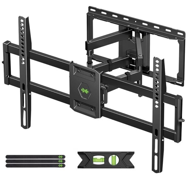 USX Mount Full Motion TV Wall Mount for Most 42-86 inch Flat Screen/LED/4K, TV Mount Bracket Dual Swivel Articulating Tilt 6 Arms, Fits 8” 12” 16" Wood Studs,Max VESA 600x400mm,... USX Mount Full Motion TV Wall Mount for Most 42-86 inch Flat Screen/LED/4K, TV Mount Bracket Dual Swivel Articulating Tilt 6 Arms, Fits 8” 12” 16" Wood Studs,Max VESA 600x400mm,...