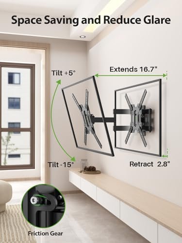 USX MOUNT Full Motion TV Wall Mount Review Best for 26-55 Inch TVs USX MOUNT Full Motion TV Wall Mount Review Best for 26-55 Inch TVs