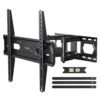USX MOUNT TV Wall Mount for 32-65 inch Flat Screen/LED/4K up to 110lbs, Full Motion TV Mount Bracket with Swivel & Tilt Articulating Dual Arms, Max VESA 400x400mm, Fits 12/16"...
