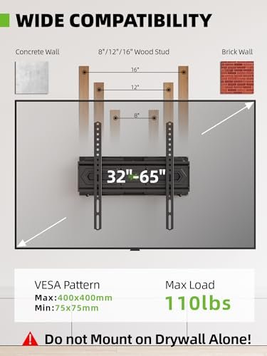 USX MOUNT TV Wall Mount Review Best Full Motion Bracket for 32-65 Inch TVs