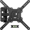 USX Mount UL Listed TV Wall Mount for Most 26-60 Inch TVs, TV Mount Rotating Swivel Tilt Center Corner Design on Single Stud, TV Brackets for Wall Mount Up to 77 lbs Max VESA... USX Mount UL Listed TV Wall Mount for Most 26-60 Inch TVs, TV Mount Rotating Swivel Tilt Center Corner Design on Single Stud, TV Brackets for Wall Mount Up to 77 lbs Max VESA...