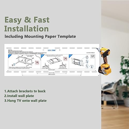 USX STAR Fixed TV Wall Mount Review Best for 37-82 Inch Screens and Easy Installation USX STAR Fixed TV Wall Mount Review Best for 37-82 Inch Screens and Easy Installation