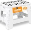 Utopia Home Folding Step Stool - (Pack of 1) Foot Stool with 9 Inch Height - Holds Up to 300 lbs - Lightweight Plastic Foldable Step Stool for Kitchen, Bathroom & Living Room... Utopia Home Folding Step Stool - (Pack of 1) Foot Stool with 9 Inch Height - Holds Up to 300 lbs - Lightweight Plastic Foldable Step Stool for Kitchen, Bathroom & Living Room...