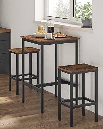 VASAGLE Bar Table Review Versatile Rustic Brown High Top Pub Table for Small Spaces VASAGLE Bar Table Review Versatile Rustic Brown High Top Pub Table for Small Spaces