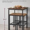 VASAGLE Bar Table Review Versatile Rustic Brown High Top Pub Table for Small Spaces VASAGLE Bar Table Review Versatile Rustic Brown High Top Pub Table for Small Spaces