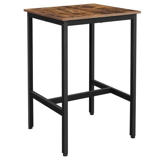 VASAGLE Bar Table, Small Kitchen Dining Table, High Top Pub Table, Height Cocktail Table for Living Room Party, Sturdy Metal Frame, 23.6 x 23.6 x 36.2 Inches for Narrow Spaces,... VASAGLE Bar Table, Small Kitchen Dining Table, High Top Pub Table, Height Cocktail Table for Living Room Party, Sturdy Metal Frame, 23.6 x 23.6 x 36.2 Inches for Narrow Spaces,...