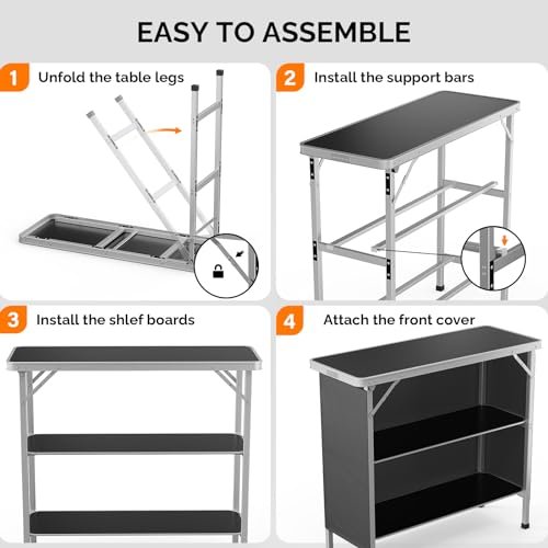 VINGLI Portable Bar Table Review Best Foldable 3 Tier Outdoor Bar Tables 2024 VINGLI Portable Bar Table Review Best Foldable 3 Tier Outdoor Bar Tables 2024