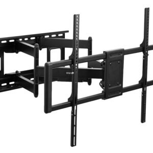 VIVO Heavy Duty 60 to 120 inch Extra Large Screen TV Articulating Wall Mount for LCD LED Flat and Curved Screens, Extended Arm Swivel Mount, Max VESA 900x600mm, Black, MOUNT-VW120M VIVO Heavy Duty 60 to 120 inch Extra Large Screen TV Articulating Wall Mount for LCD LED Flat and Curved Screens, Extended Arm Swivel Mount, Max VESA 900x600mm, Black, MOUNT-VW120M