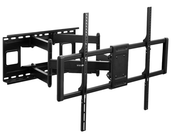 VIVO Heavy Duty 60 to 120 inch Extra Large Screen TV Articulating Wall Mount for LCD LED Flat and Curved Screens, Extended Arm Swivel Mount, Max VESA 900x600mm, Black, MOUNT-VW120M VIVO Heavy Duty 60 to 120 inch Extra Large Screen TV Articulating Wall Mount for LCD LED Flat and Curved Screens, Extended Arm Swivel Mount, Max VESA 900x600mm, Black, MOUNT-VW120M