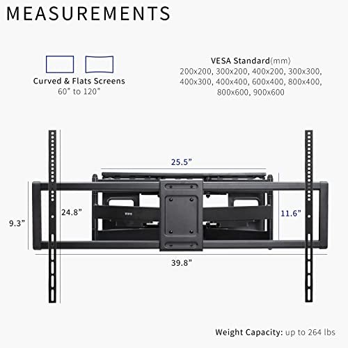 VIVO Heavy Duty TV Wall Mount Review Fits 60 to 120 Inch Screens Perfectly VIVO Heavy Duty TV Wall Mount Review Fits 60 to 120 Inch Screens Perfectly