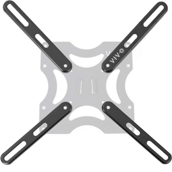 VIVO Steel VESA Extension Mount Adapter Brackets for Screens 32 to 55 inch LCD LED TV, Conversion Plate Kit for VESA up to 400x400mm (MOUNT-AD400B) VIVO Steel VESA Extension Mount Adapter Brackets for Screens 32 to 55 inch LCD LED TV, Conversion Plate Kit for VESA up to 400x400mm (MOUNT-AD400B)